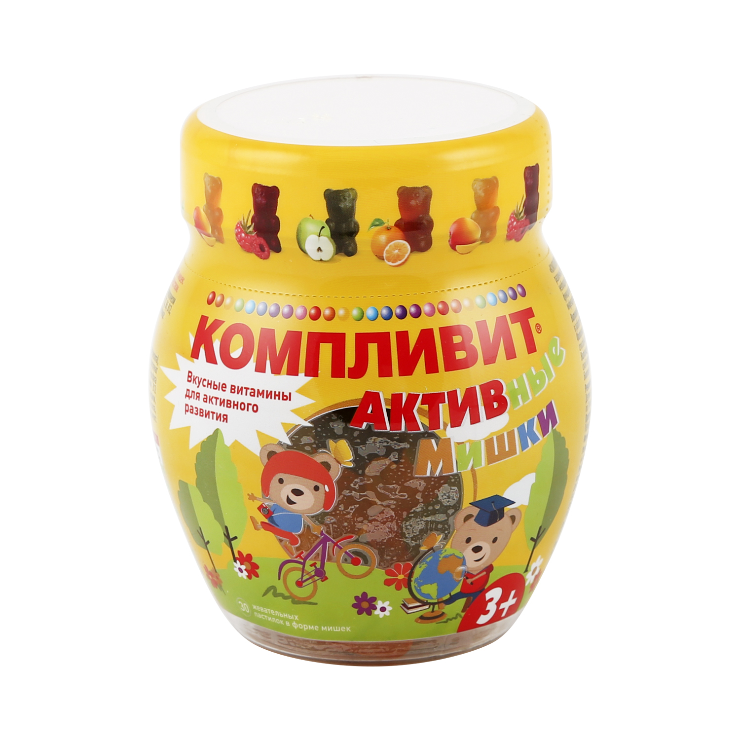 

Компливит Активные Мишки паст.жев. №30 (БАД)