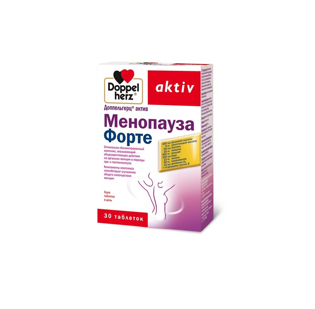 Доппельгерц Актив Менопауза форте таб. №30