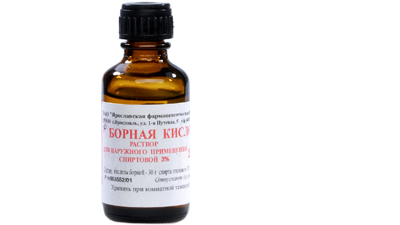Борная к-та р-р спиртовой 3% 25мл