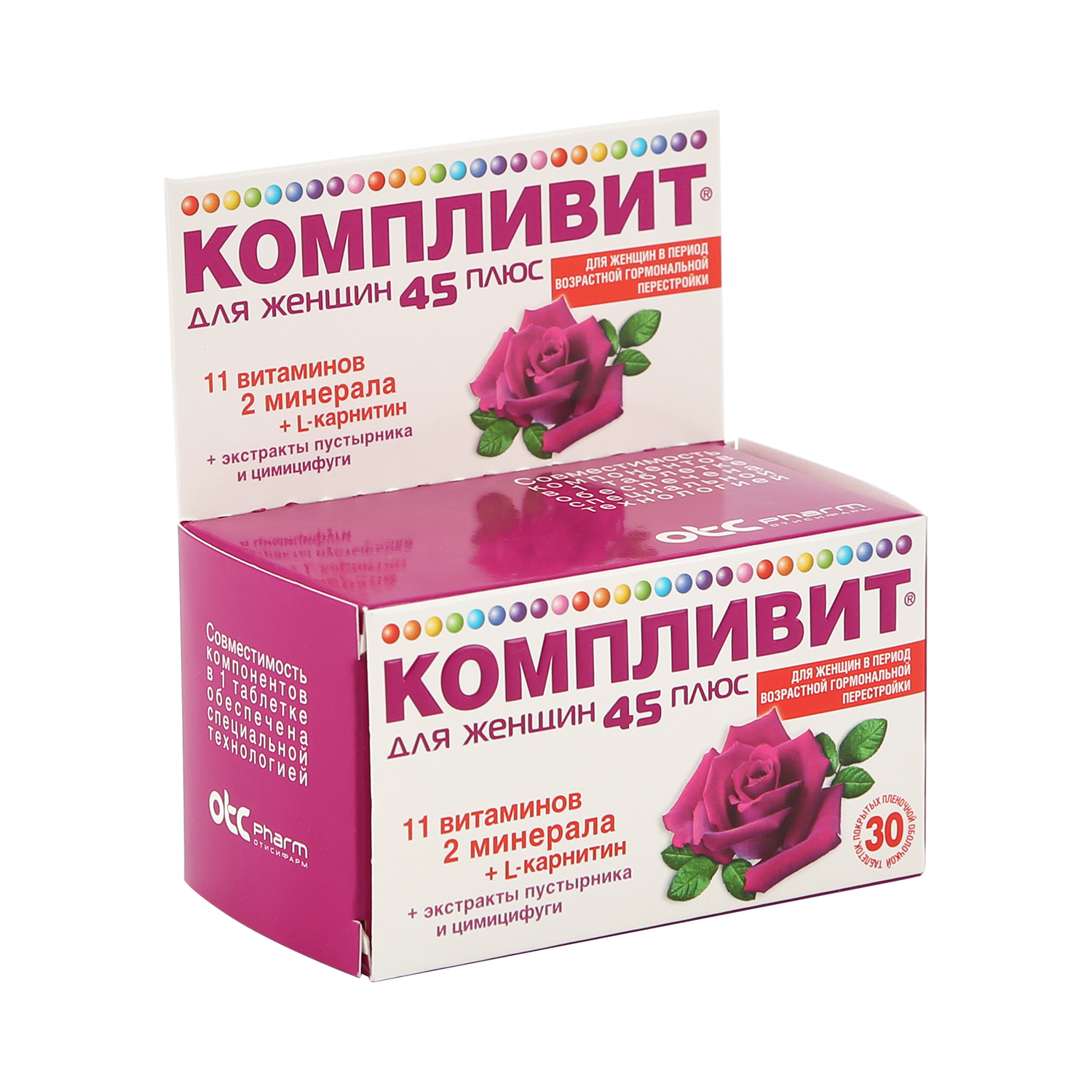 Компливит для женщин 45 плюс таб. №30