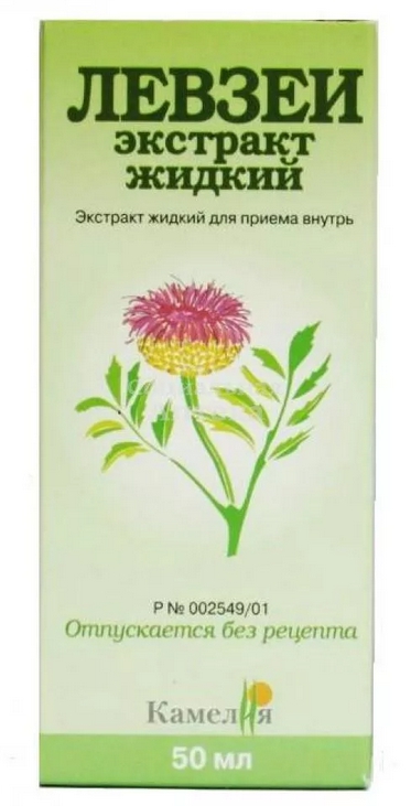 Левзеи экстракт жидкий р-р д/приема внутрь 50мл