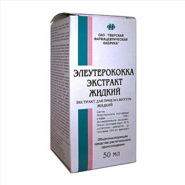 

Элеутерококка экстракт р-р д/приема внутрь 50мл