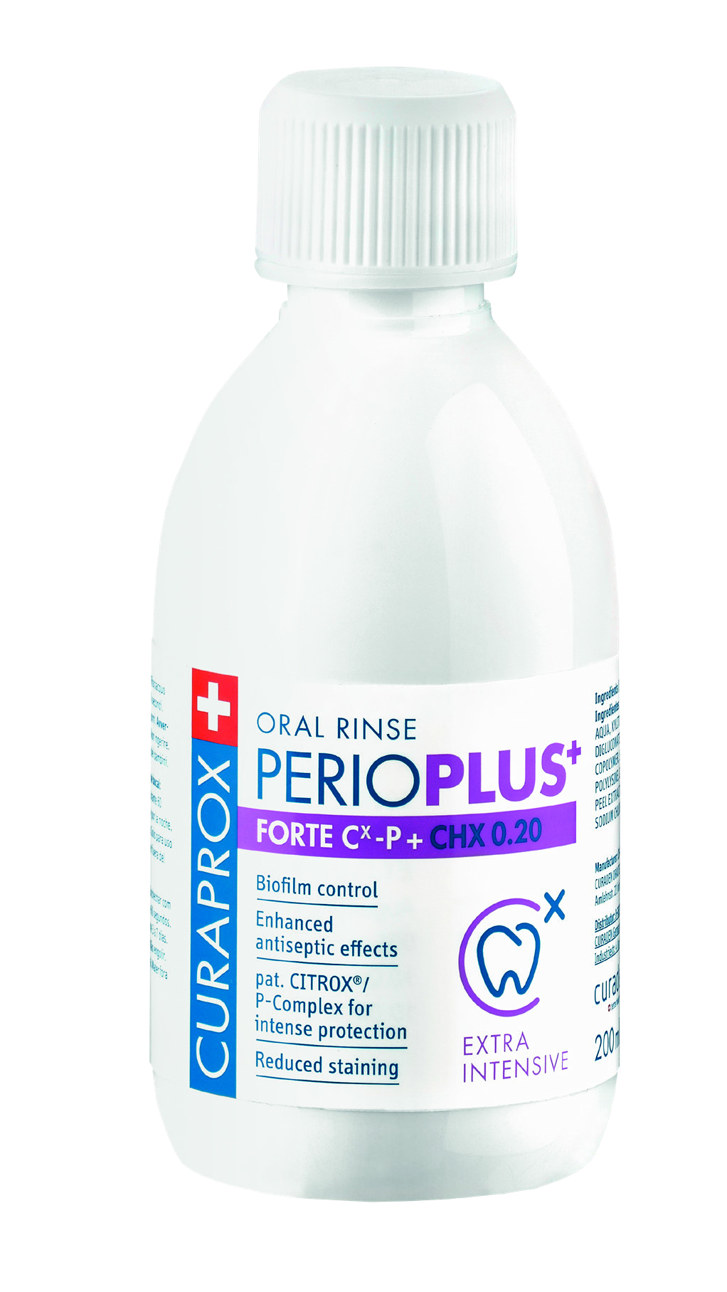 Курапрокс Перио Плюс Форте ополаскиватель для полости рта 0,2% хлоргексидина 200мл PPF220