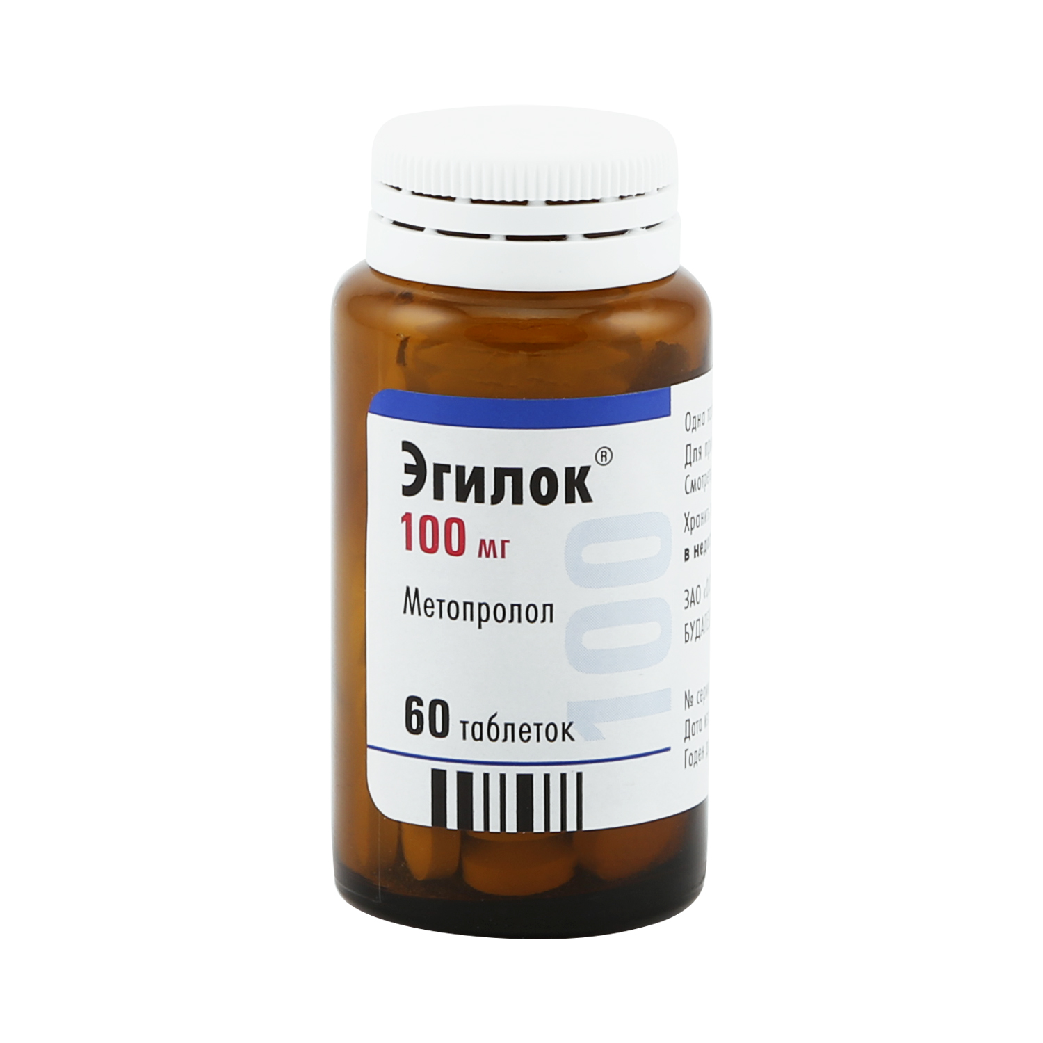 

Эгилок таб. 100мг №60