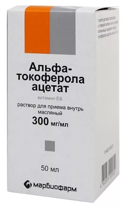 Токоферола ацетат р-р 30% 50мл