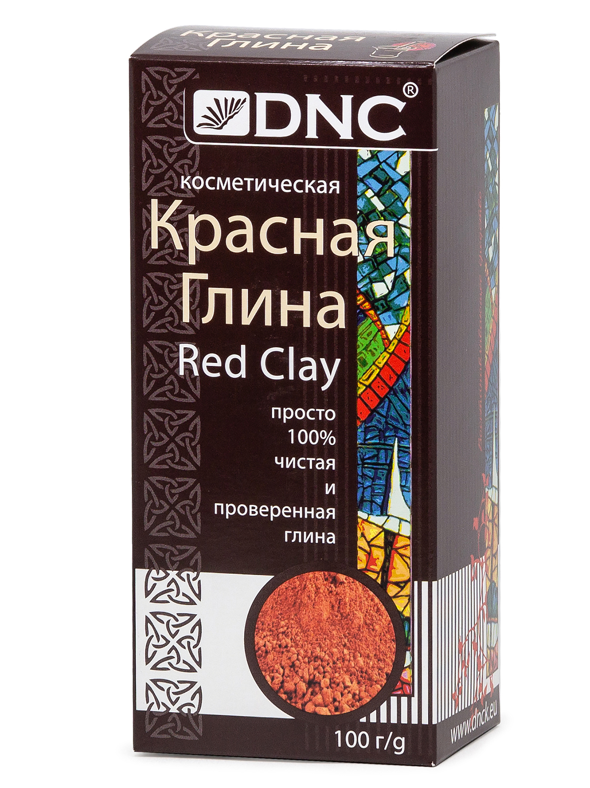 ДНЦ глина косметическая красная 100г