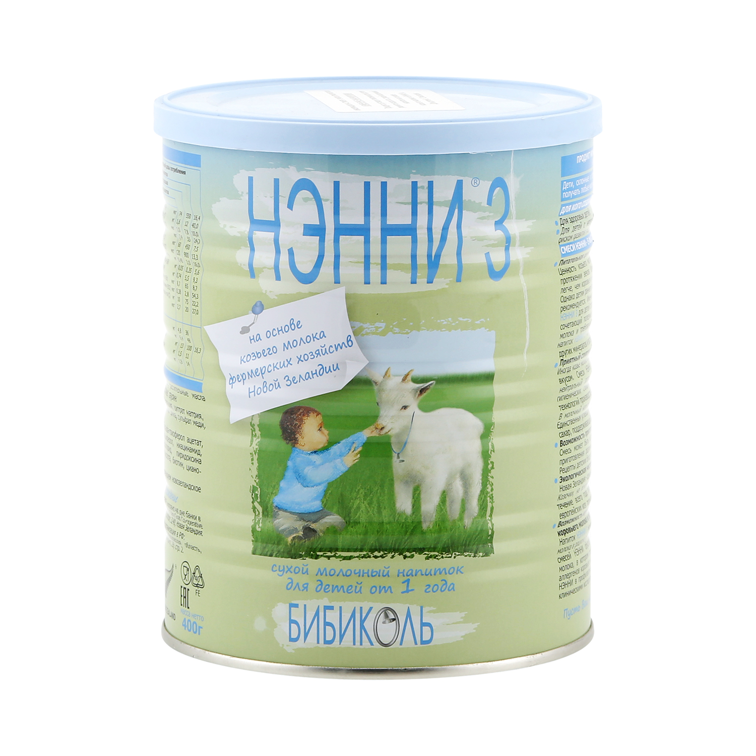 

Нэнни 3 молочный напиток на основе козьего молока с 12мес. 400г